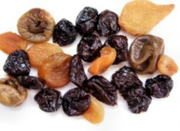Frutas desecadas
