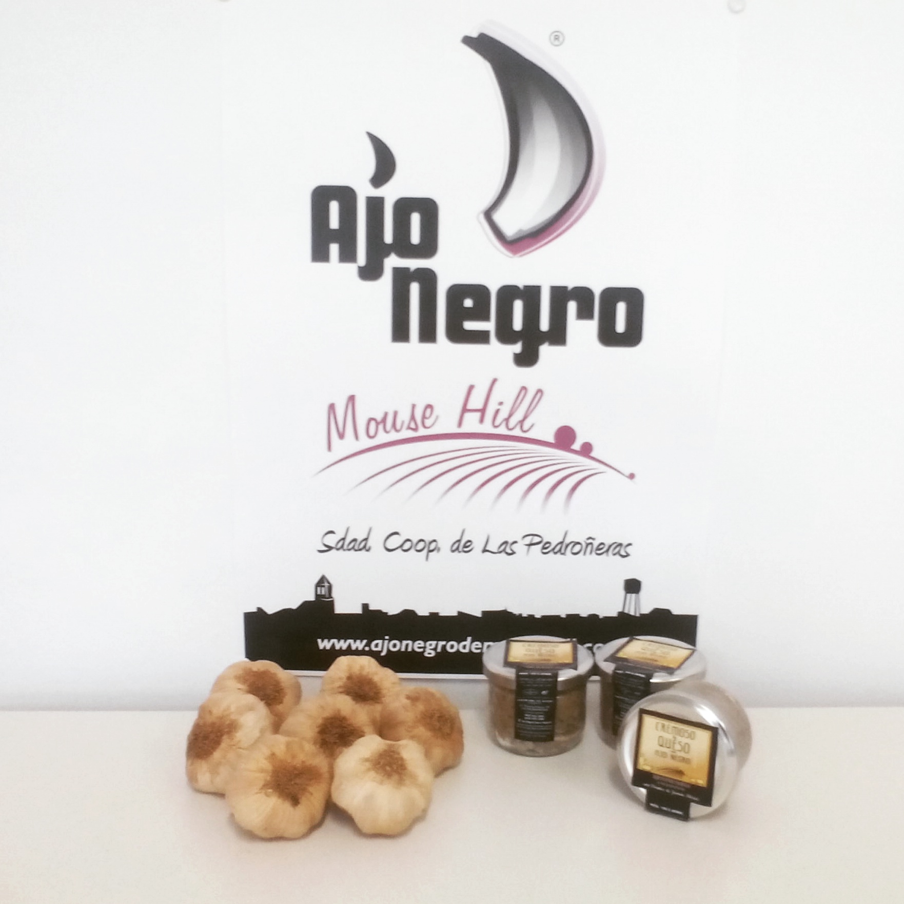 Cremoso de queso con ajo negro